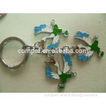 Promotional gift Metal zinc alloy swan keychains/key ring/key chain